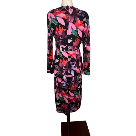 NWOT Alexia Admor Nicolette Neon Floral Print Midi Dress – Sz XS - Picture 4 of 8